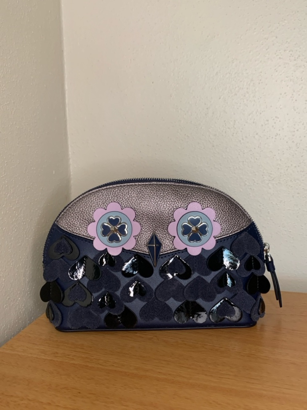 Kate Spade Owl Dome Pouch Clutch